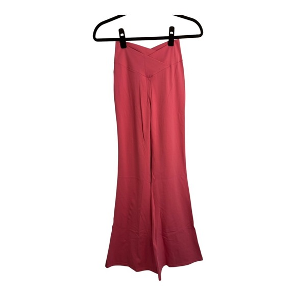 Halara High Waisted Crossover Ruched Butt Lifting Yoga Leggings Candy Pink‎ XS - Picture 7 of 13